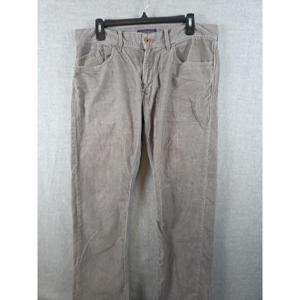 Banana Republic Classic Corduroy Jeans Mens 32x30 Gray Straight Leg Y2K Comfort